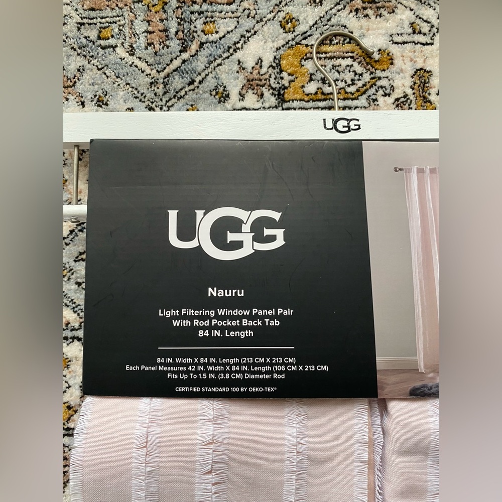 UGG Nauru Light Filtering window panels - Picture 5 of 7
